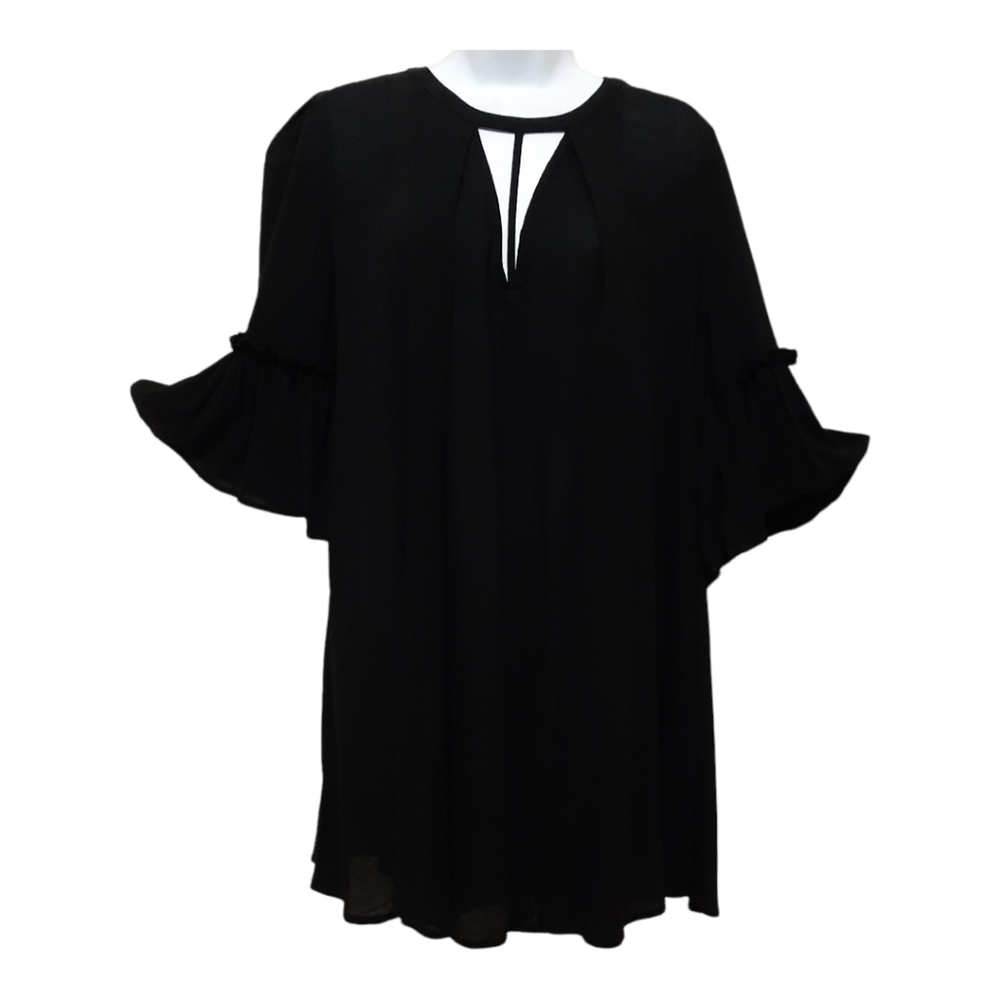 NWT Umgee Black Boho-chic Loose Fit Dress Size Small